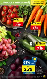 Gazetka promocyjna Lidl - GAZETKA - Gazetka - ważna od 29.03 do 29.03.2025 - strona 29 - produkty: Warzywa, Buraki, Owoce, Pomidory