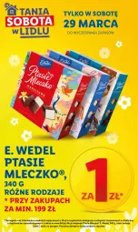 Gazetka promocyjna Lidl - GAZETKA - Gazetka - ważna od 29.03 do 29.03.2025 - strona 5 - produkty: Mleczko, Ptasie mleczko, E. Wedel