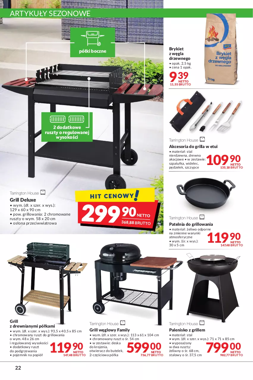 Gazetka promocyjna Makro - [Oferta promocyjna] Artykuły spożywcze i przemysłowe - ważna 31.05 do 13.06.2022 - strona 22 - produkty: Deska do krojenia, Fa, Grill, Otwieracz, Palenisko, Patelnia, Pojemnik, Półka, Por, Sok, Szczypce, Szpatułka, Widelec