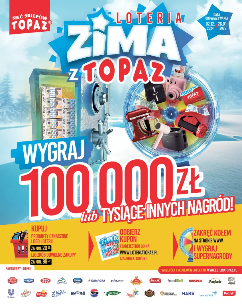 Gazetka promocyjna Topaz - Gazetka - ważna 09.01 do 15.01.2025 - strona 2 - produkty: Fa, Gra, Mars, Top