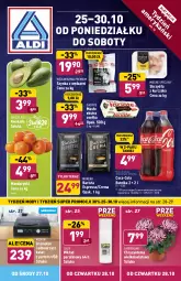 Gazetka promocyjna Aldi - Gazetka - ważna od 30.10 do 30.10.2021 - strona 1 - produkty: Kurczak, Mandarynki, Por, Gra, Chryzantema, Mięsne specjały, Coca-Cola, Tera, Szynka, Masło
