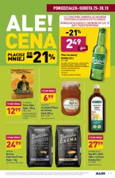 Gazetka promocyjna Aldi - Gazetka - ważna od 30.10 do 30.10.2021 - strona 19 - produkty: Piwa, Piwo, Sok, Ser, Gin, Gra, Kawa ziarnista, Kawa, Tera, Carlsberg, Deser, Imbir