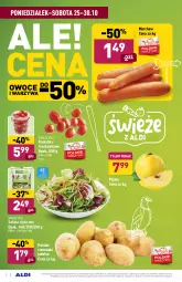 Gazetka promocyjna Aldi - Gazetka - ważna od 30.10 do 30.10.2021 - strona 2 - produkty: Warzywa, Ziemniaki, Tera, Sałat, Owoce, Pomidory
