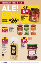 Gazetka promocyjna Aldi - Gazetka - ważna od 30.10 do 30.10.2021 - strona 8 - produkty: Buraczki, Makaron, Pesto, Olej, Pomidory