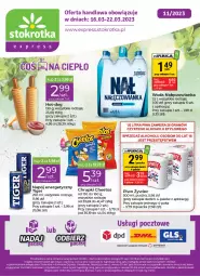 Gazetka promocyjna Stokrotka - Stokrotka Express - Gazetka - ważna od 22.03 do 22.03.2023 - strona 1 - produkty: Piwa, Piwo, Nałęczowianka, Cheetos, Gra, Napój energetyczny, Chrupki, Tiger, Woda, Napój