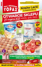 Gazetka promocyjna Topaz - Gazetka - Gazetka - ważna od 31.03 do 31.03.2021 - strona 1 - produkty: Sok, Ser, Gra, Twaróg, Jaja, Lack, Torba