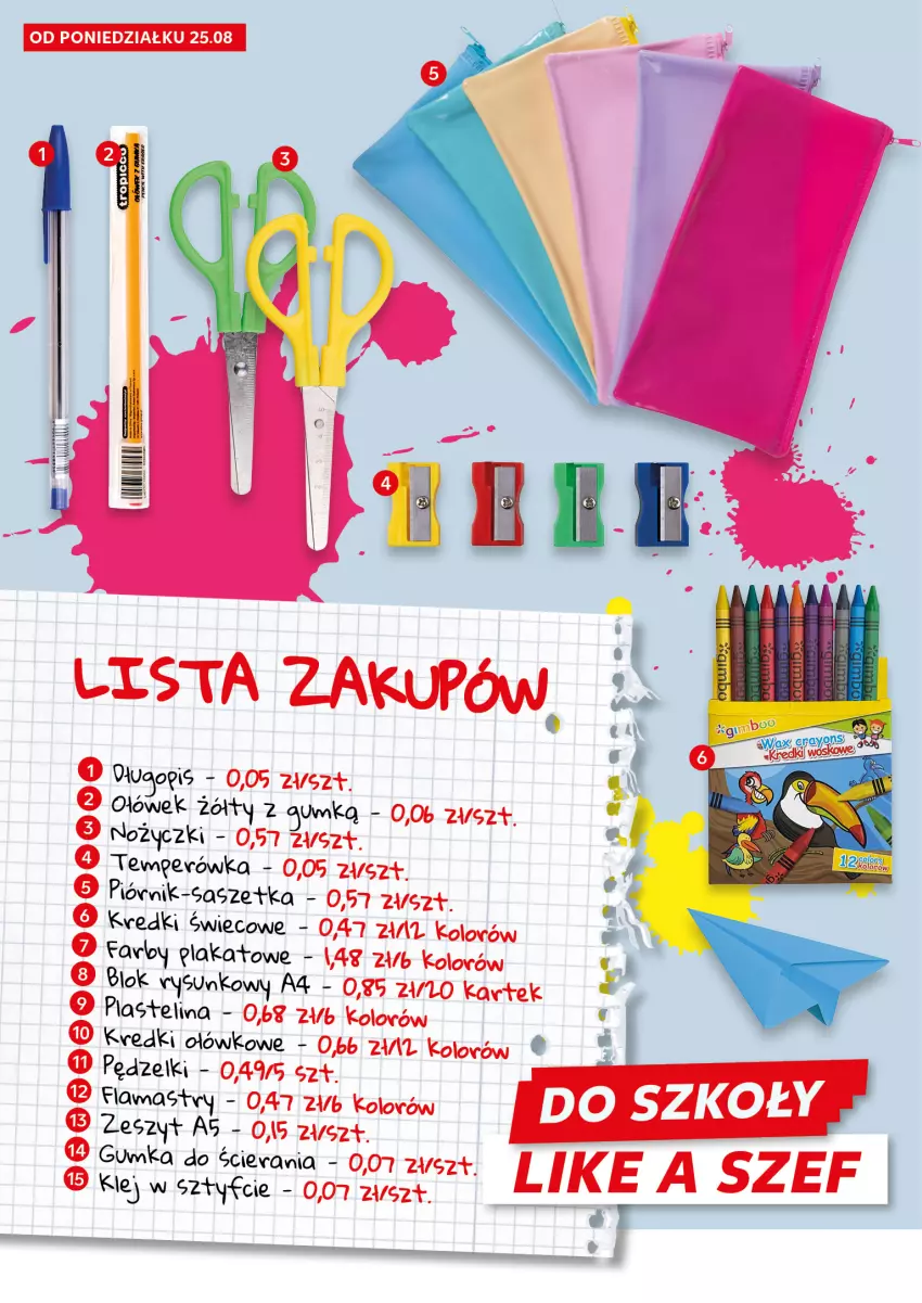 Gazetka promocyjna Kaufland - Kaufland - ważna 25.08 do 31.08.2025 - strona 2 - produkty: Klej, Noż, Nożyczki, Plastelina, Ser