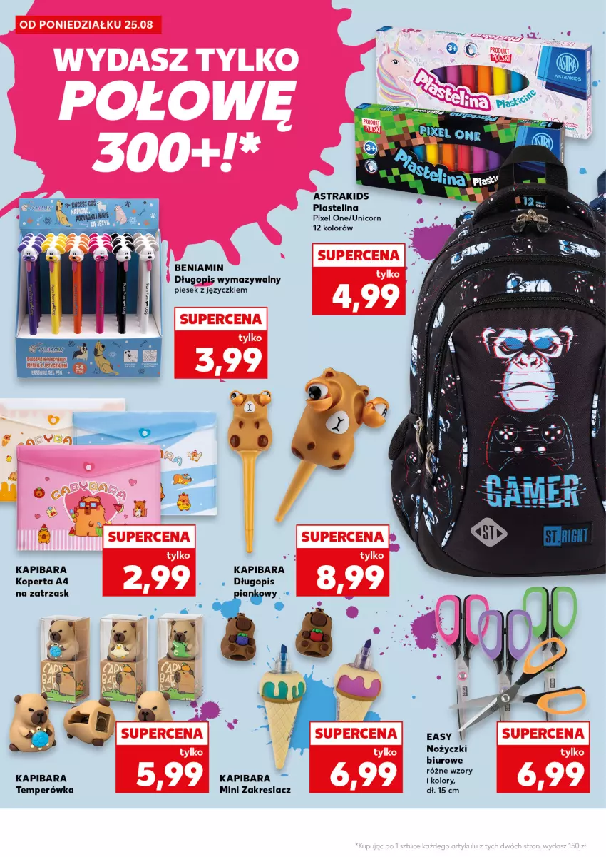 Gazetka promocyjna Kaufland - Kaufland - ważna 25.08 do 31.08.2025 - strona 4 - produkty: Biuro, Długopis, Noż, Nożyczki, Plastelina