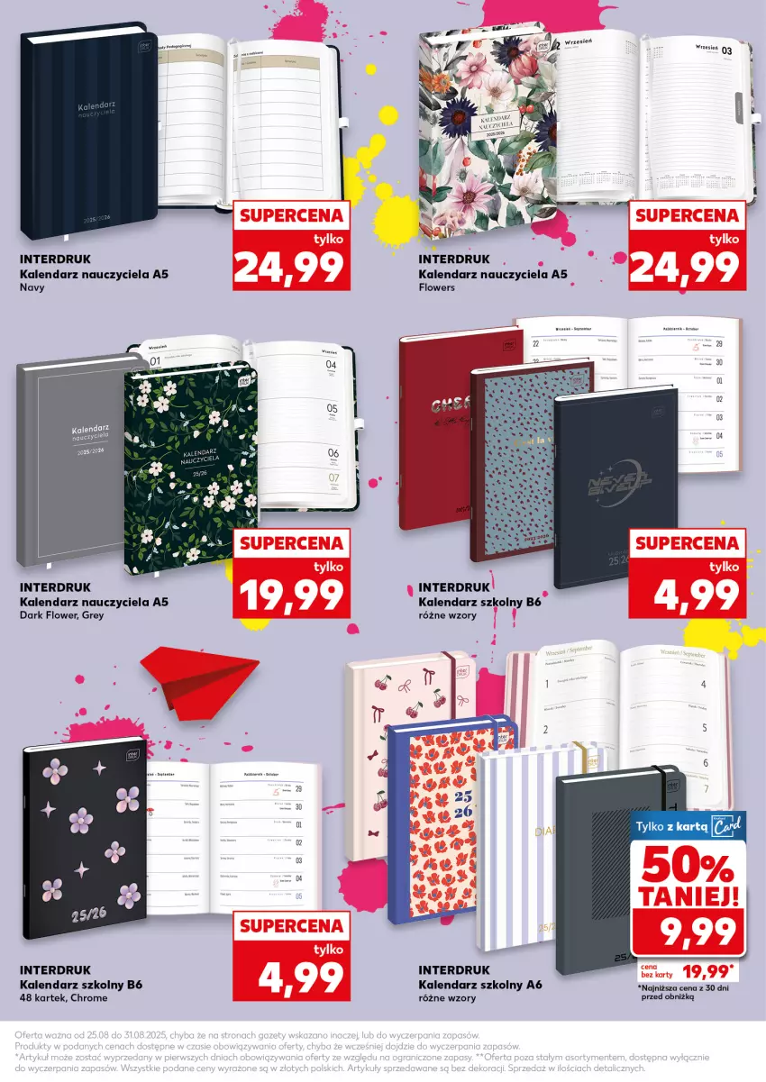 Gazetka promocyjna Kaufland - Kaufland - ważna 25.08 do 31.08.2025 - strona 41 - produkty: Kalendarz