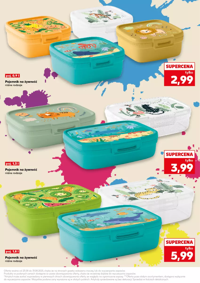 Gazetka promocyjna Kaufland - Kaufland - ważna 25.08 do 31.08.2025 - strona 47 - produkty: Pojemnik