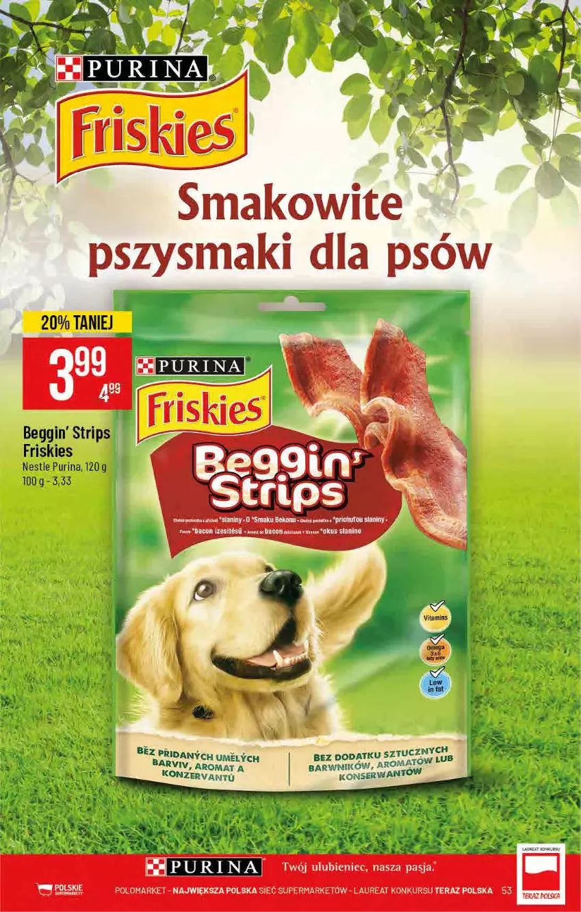 Gazetka promocyjna PoloMarket - Gazetka pomocyjna - ważna 30.06 do 06.07.2021 - strona 53 - produkty: Fa, Friskies, Gin, Pur, Purina, Ser