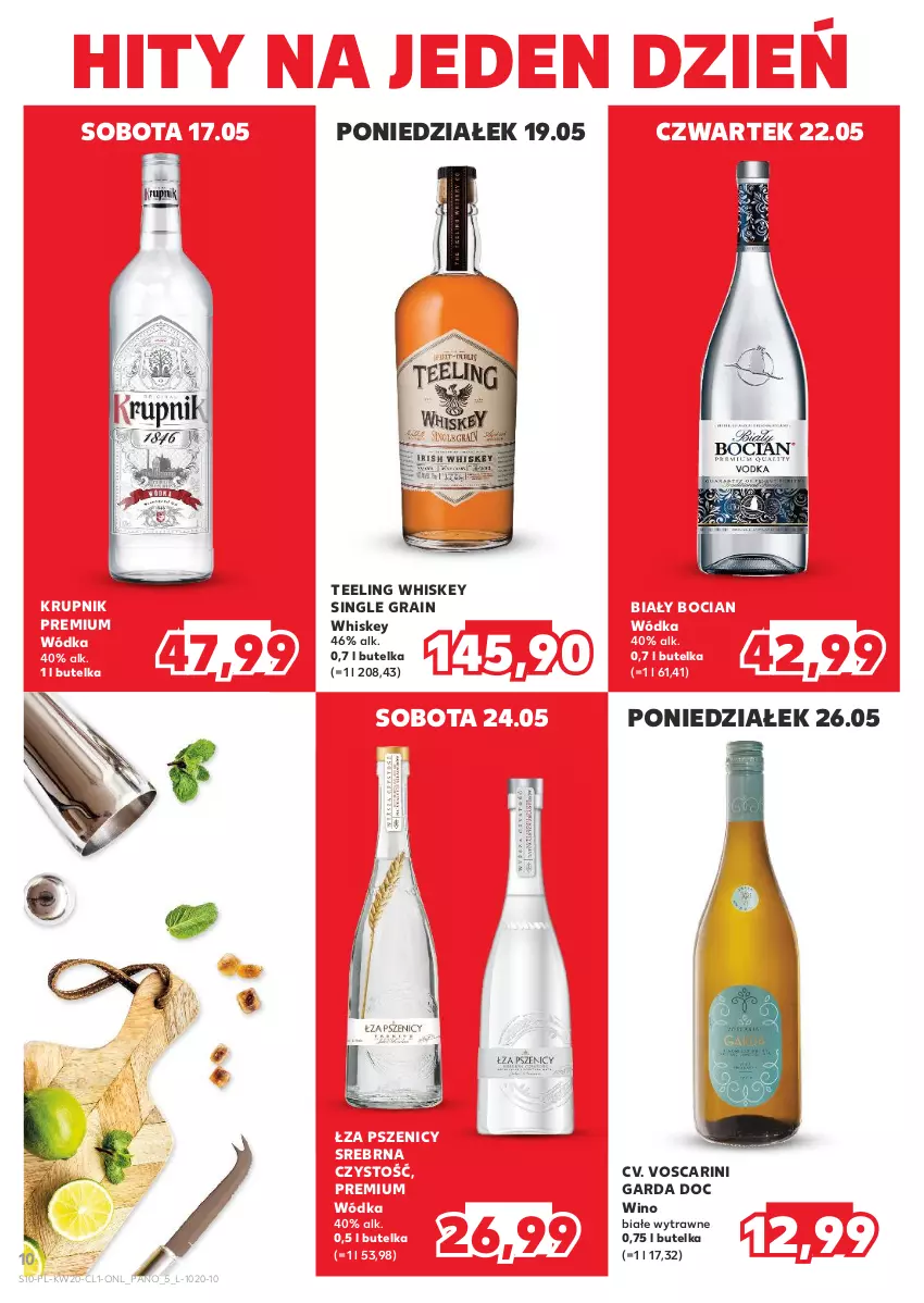 Gazetka promocyjna Kaufland - Barek Kauflandu - ważna 15.05 do 28.05.2025 - strona 10 - produkty: Biały Bocian, Gra, Krupnik, Whiskey, Wino, Wino białe, Wódka