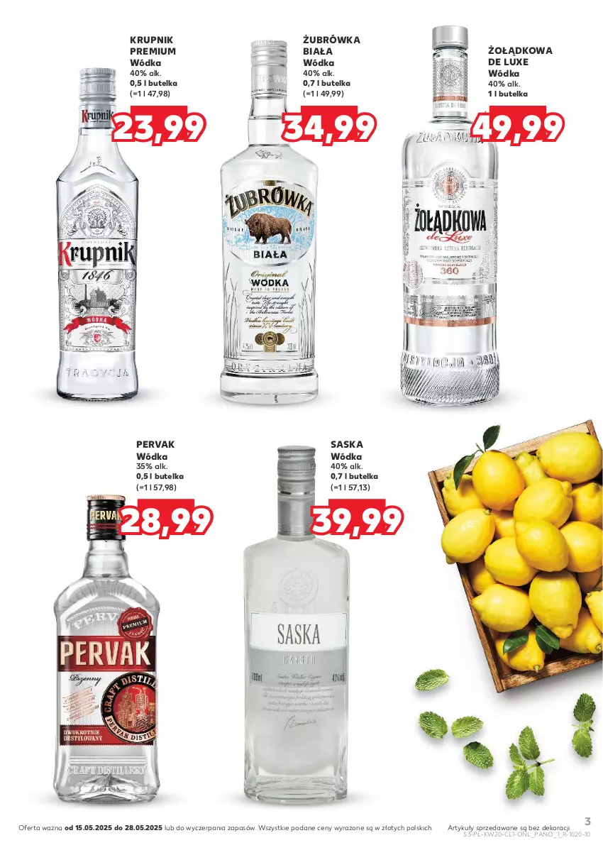 Gazetka promocyjna Kaufland - Barek Kauflandu - ważna 15.05 do 28.05.2025 - strona 3 - produkty: Krupnik, Saska, Wódka