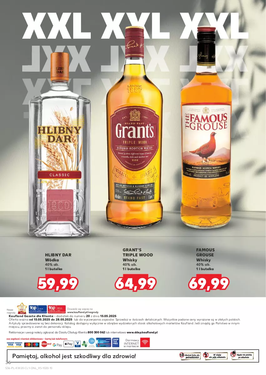 Gazetka promocyjna Kaufland - Barek Kauflandu - ważna 15.05 do 28.05.2025 - strona 36 - produkty: Fa, Gra, Mięta, Wagi, Whisky, Wódka