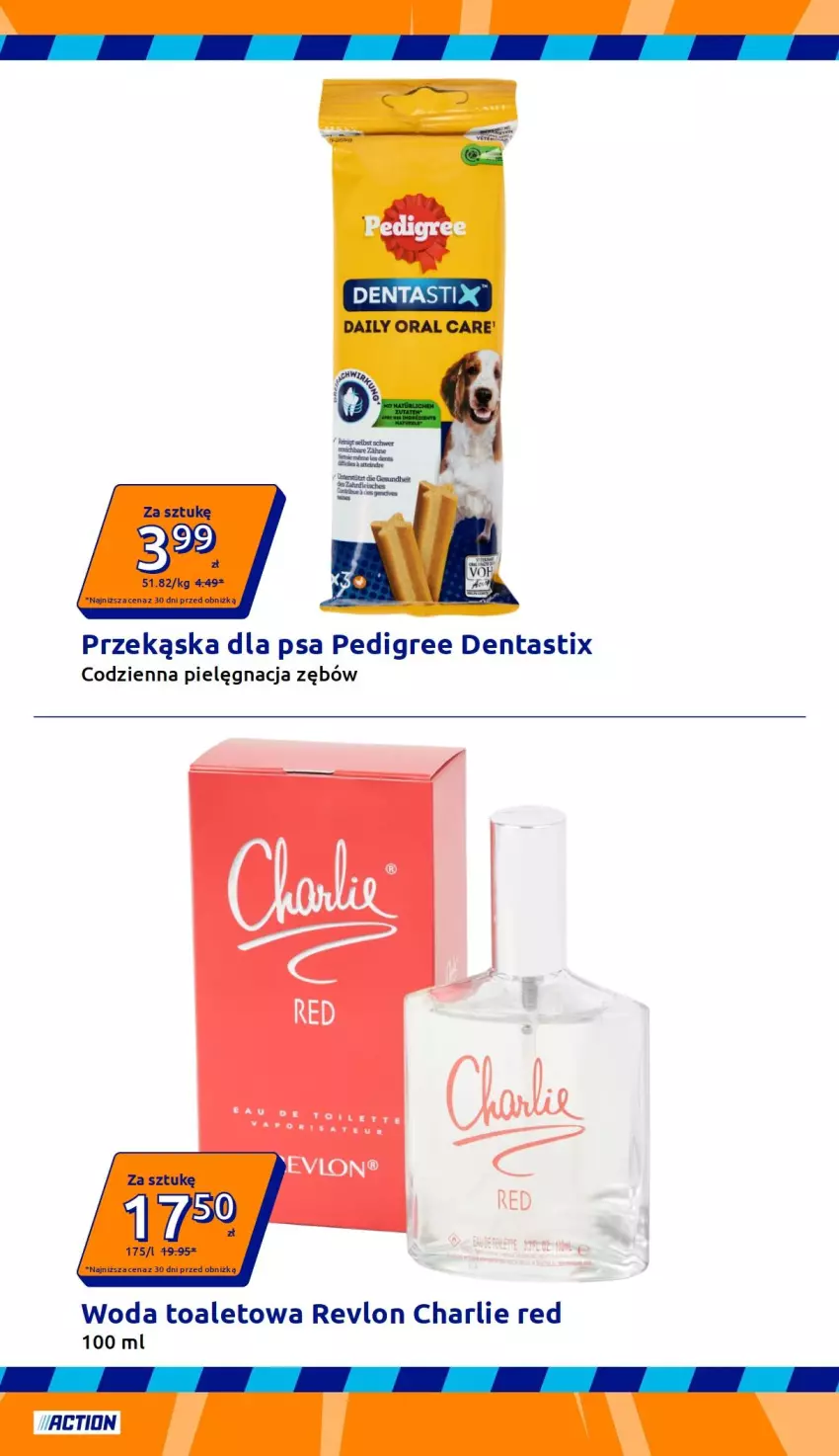 Gazetka promocyjna Action - Gazetka tydzień 38 2026 - ważna 16.09 do 22.09.2026 - strona 12 - produkty: Pedigree, Revlon, Woda, Woda toaletowa