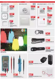 Gazetka promocyjna Merkury Market - Gazetka - ważna od 31.01 do 31.01.2024 - strona 24 - produkty: Ser, Gra, Dzwonek, Gniazdo pojedyncze, Tarka, Ramka, Lampa LED, Latarka, Lampa