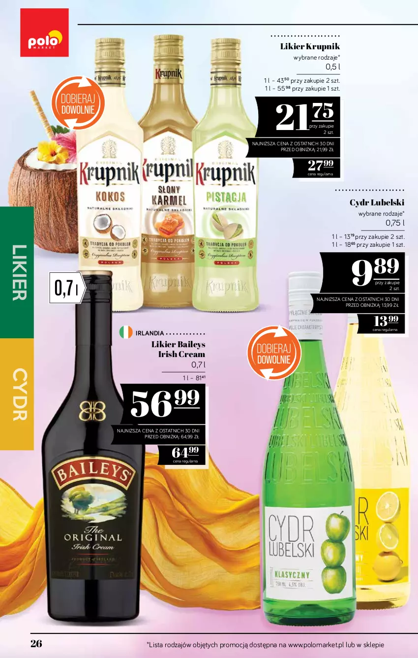 Gazetka promocyjna PoloMarket - Katalog alkoholi 13/2026 - ważna 16.07 do 29.07.2026 - strona 26 - produkty: Krupnik, Likier