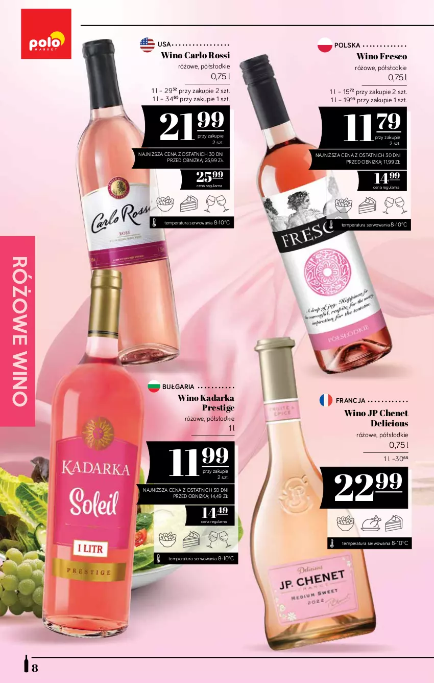Gazetka promocyjna PoloMarket - Katalog alkoholi 13/2026 - ważna 16.07 do 29.07.2026 - strona 8 - produkty: Carlo Rossi, Fresco, Ser, Wino
