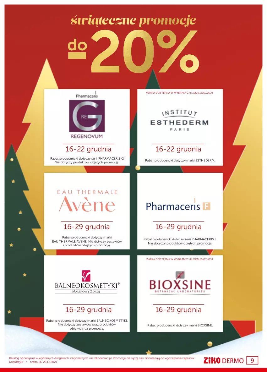 Gazetka promocyjna Ziko - 16-29.12 - ważna 16.12 do 29.12.2021 - strona 9 - produkty: Acer, Pharmaceris, Ser