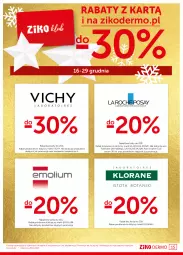 Gazetka promocyjna Ziko - 16-29.12 - Gazetka - ważna od 29.12 do 29.12.2021 - strona 15 - produkty: Ser, Rum, Pur, La Roche-Posay, Klorane, Emolium, Serum, Vichy