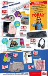 Gazetka promocyjna Topaz - Gazetka - Gazetka - ważna od 18.08 do 18.08.2021 - strona 19 - produkty: Top, Acer, Przewód, Słuchawki, Klawiatura, Mikrofon, Tran, Lack