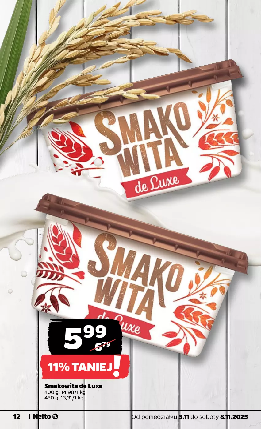 Gazetka promocyjna Netto - Od Poniedziałku - ważna 03.11 do 08.11.2025 - strona 12 - produkty: Smakowita