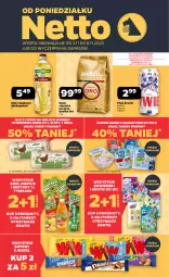 Gazetka promocyjna Netto - Od Poniedziałku - Gazetka - ważna od 08.11 do 08.11.2025 - strona 1 - produkty: Piwa, Piwo, Sok, Gra, Kawa ziarnista, Zawieszki, Rama, Jaja, Kawa, Kosz, Napoje, Tymbark, Baton, Lavazza, Olej rzepakowy, Olej, Nektar, Kokos, Lisner