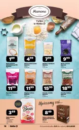 Gazetka promocyjna Netto - Od Poniedziałku - Gazetka - ważna od 08.11 do 08.11.2025 - strona 16 - produkty: Piec, Orzechy włoskie, Migdały łuskane, Migdały, Wawel, Mąka, Basia, Mąka pszenna, Kakao