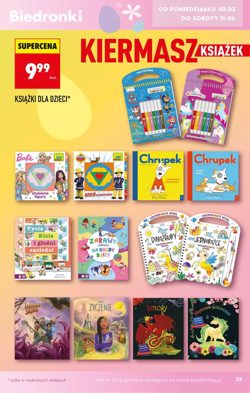 Gazetka promocyjna Biedronka - Okazje Tygodnia - ważna 28.03 do 11.04.2026 - strona 23 - produkty: Dzieci