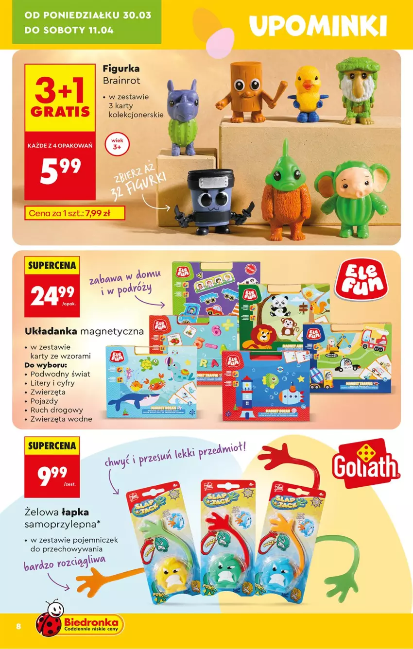 Gazetka promocyjna Biedronka - Okazje Tygodnia - ważna 28.03 do 11.04.2026 - strona 8 - produkty: Mop, Pojazd, Układanka, Zwierzęta