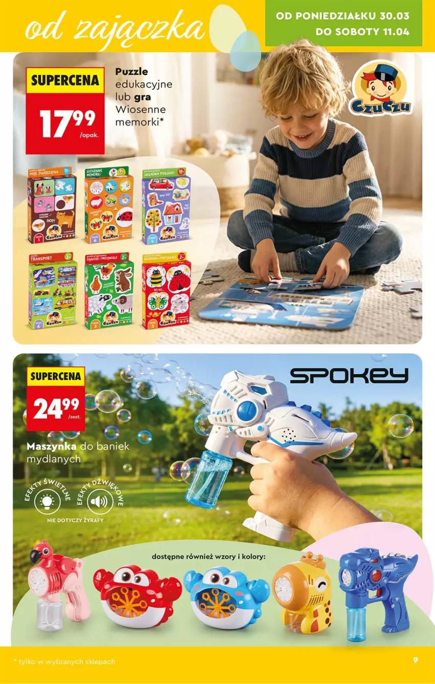 Gazetka promocyjna Biedronka - Okazje Tygodnia - ważna 28.03 do 11.04.2026 - strona 9 - produkty: Gra, Ocet, Puzzle