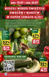 Gazetka promocyjna Aldi - Pełna oferta - Gazetka - ważna od 20.07 do 20.07.2024 - strona 4 - produkty: Limonka, Pomidory