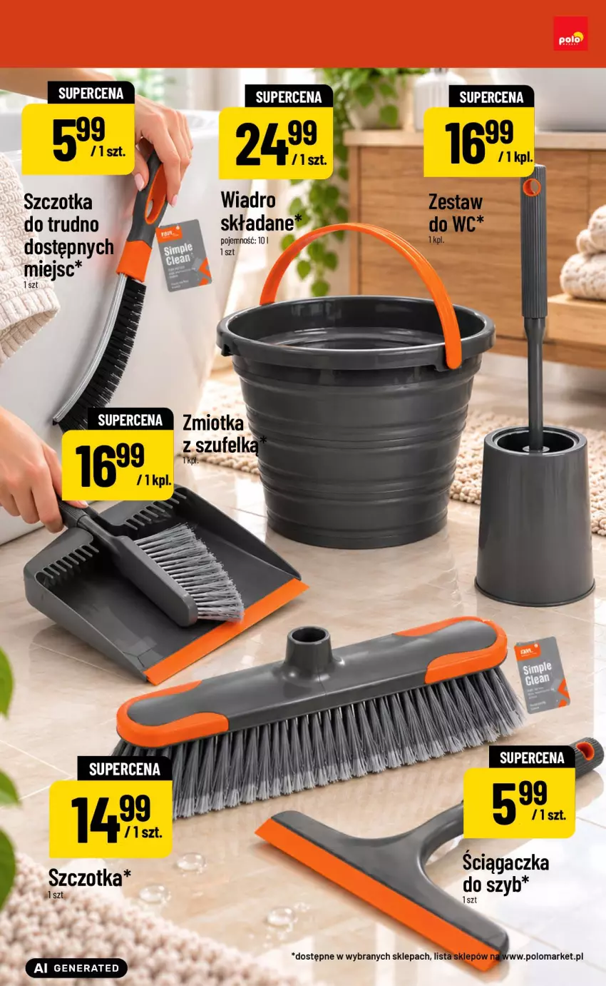 Gazetka promocyjna PoloMarket - Oferta Inspirujący TYDZIEŃ - ważna 28.10 do 03.11.2026 - strona 5 - produkty: Szczotka, Wiadro