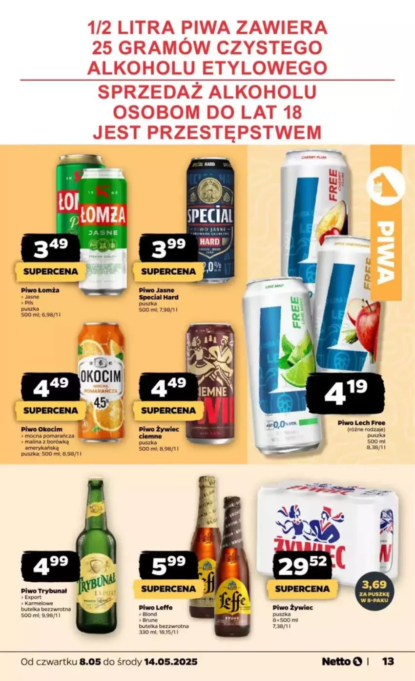 Gazetka promocyjna Netto - ważna 08.05 do 14.05.2025 - strona 5 - produkty: Gra, Piwa, Piwo, Por
