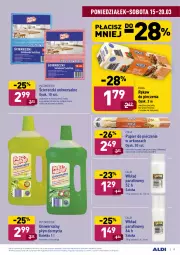 Gazetka promocyjna Aldi - ALE! CENA w ALDI - Gazetka - ważna od 27.03 do 27.03.2021 - strona 21 - produkty: Piec, Sok, Papier, Rękaw do pieczenia, Putzmeister, Płyn do mycia, Papier do pieczenia