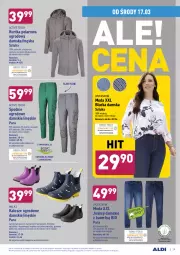 Gazetka promocyjna Aldi - ALE! CENA w ALDI - Gazetka - ważna od 27.03 do 27.03.2021 - strona 31 - produkty: Por, Kurtka, Wełna, Moda, Spodnie, Fa
