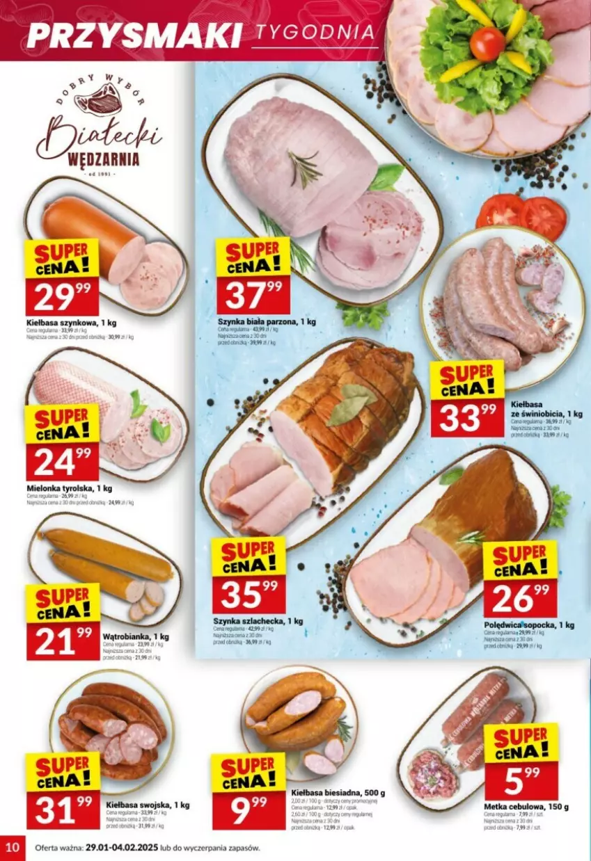 Gazetka promocyjna Twoj Market - ważna 29.01 do 04.02.2025 - strona 2 - produkty: Kiełbasa, Kiełbasa biesiadna, Mielonka tyrolska