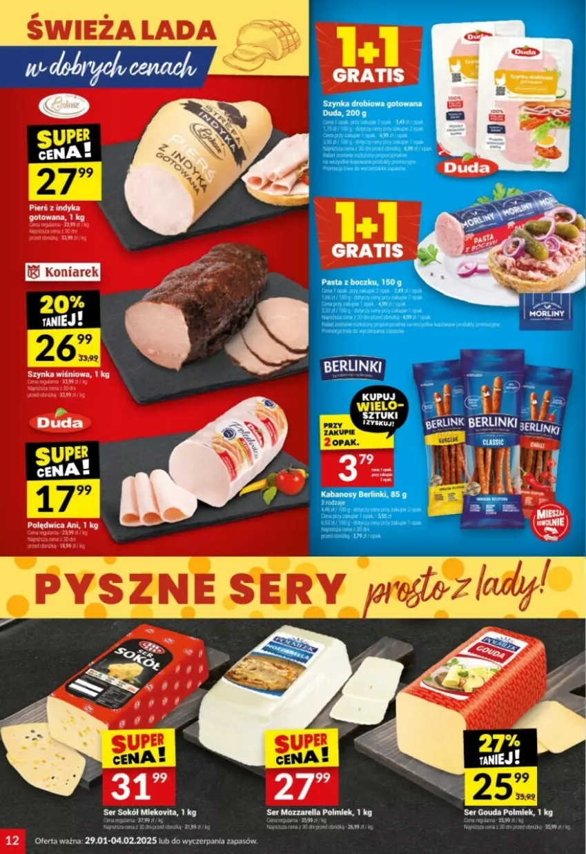 Gazetka promocyjna Twoj Market - ważna 29.01 do 04.02.2025 - strona 4 - produkty: Gouda, Polmiek, Ser, Sok, Sokół