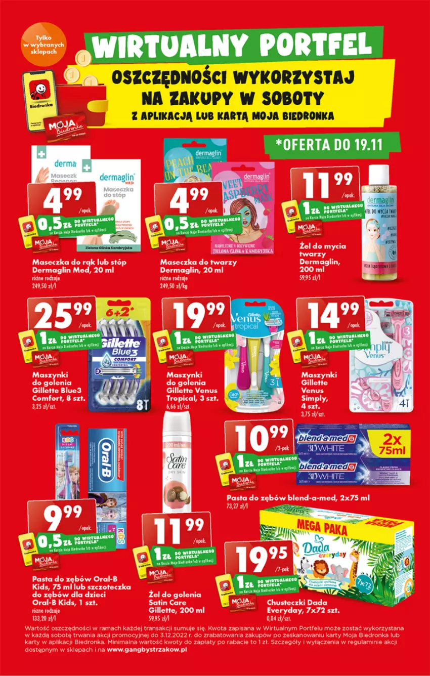 Gazetka promocyjna Biedronka - W tym tygodniu - ważna 17.11 do 23.11.2022 - strona 49 - produkty: Dzieci, Fa, Gillette, Gillette Venus, Isana, LG, Pasta do zębów, Por, Rama, Szczoteczka, Tran, Tropical, Venus