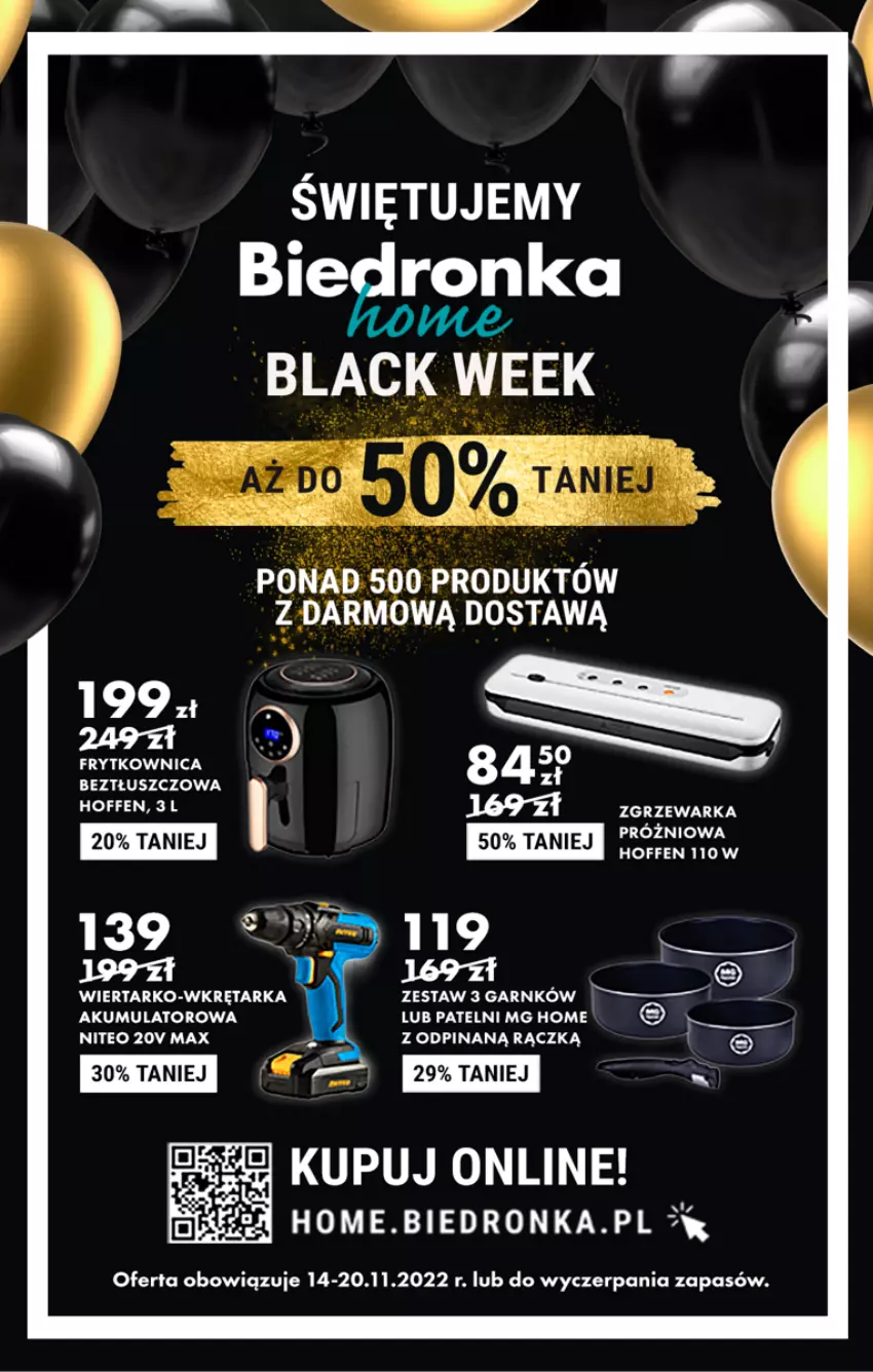 Gazetka promocyjna Biedronka - W tym tygodniu - ważna 17.11 do 23.11.2022 - strona 60 - produkty: Akumulator, Tarka, Warka, Wkręt, Wkrętarka