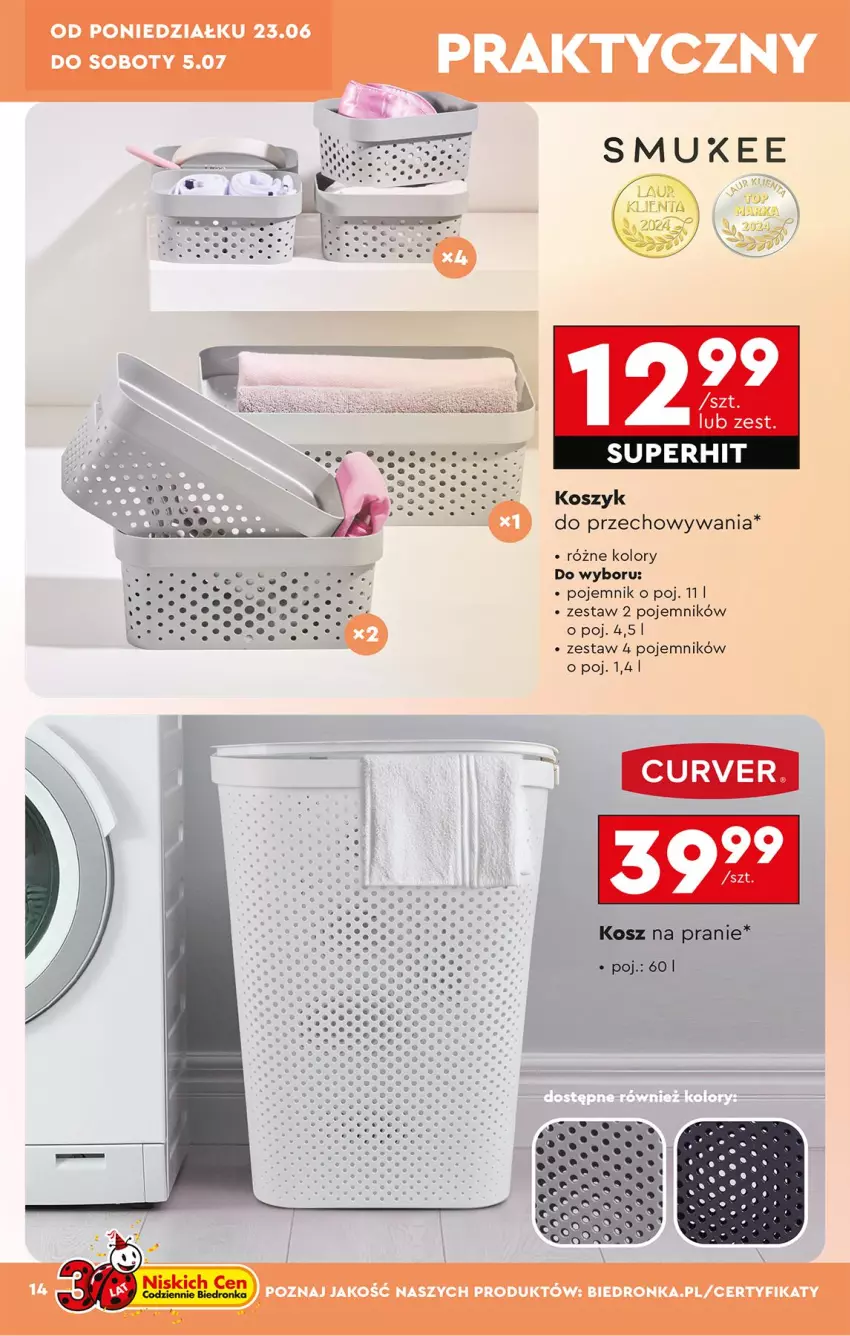 Gazetka promocyjna Biedronka - Okazje Tygodnia - ważna 23.06 do 05.07.2025 - strona 14