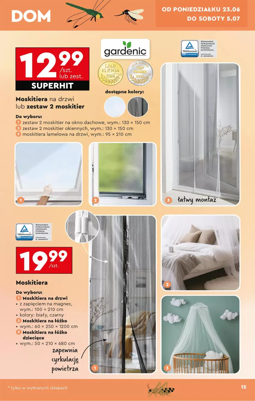 Gazetka promocyjna Biedronka - Okazje Tygodnia - ważna 23.06 do 05.07.2025 - strona 15 - produkty: Drzwi, Dzieci, Fa, Okno, Sok