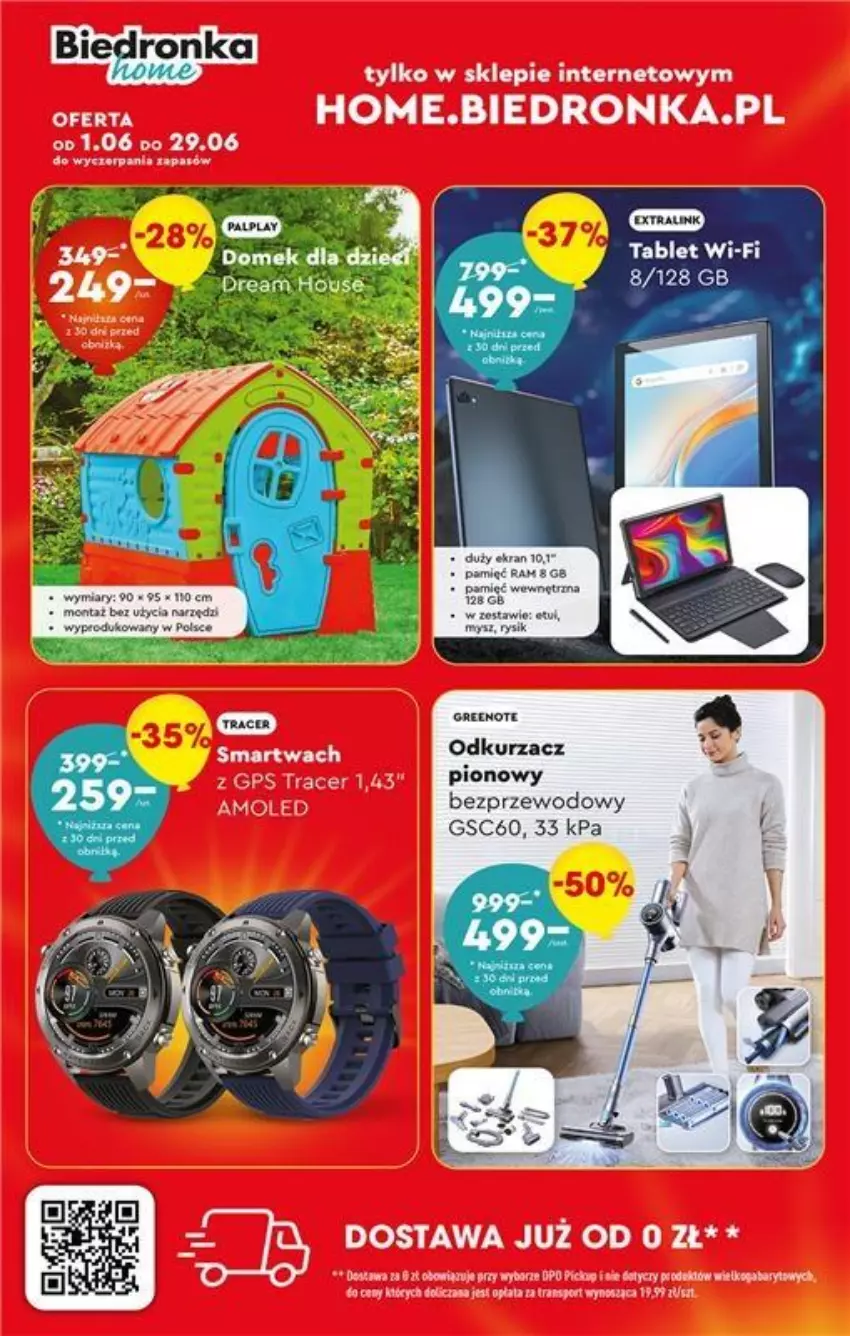 Gazetka promocyjna Biedronka - Okazje Tygodnia - ważna 23.06 do 05.07.2025 - strona 42 - produkty: Acer, Dzieci, Odkurzacz, Tablet