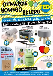 Gazetka promocyjna Pepco - Gazetka - ważna od 13.12 do 13.12.2024 - strona 1 - produkty: Koc, Akcesoria do pakowania, Stołek, Marker, Biuro