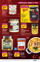 Gazetka promocyjna Aldi - SUPER SMACZNE OKAZJE - Gazetka - ważna od 18.09 do 18.09.2021 - strona 15 - produkty: Hummus, Sos, Sok, Ser, Mus, Bursztyn, Ogórki konserwowe, Zupa, Róża, Tera, Miód, Rubin, Syrop, Wino, Szubryt, Helio, Szpinak