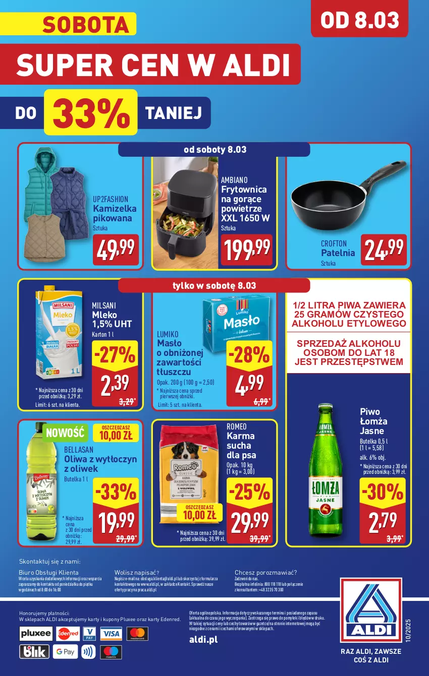 Gazetka promocyjna Aldi - Pełna oferta - ważna 03.03 do 08.03.2025 - strona 36 - produkty: Bell, Bella, Biuro, Fa, Gra, Kamizelka, Masło, Mleko, O nas, Oliwa, Patelnia, Piwa, Piwo, Por