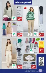 Gazetka promocyjna Aldi - Pełna oferta - Gazetka - ważna od 08.03 do 08.03.2025 - strona 35 - produkty: Sweter, Por, Sneakersy, Karp, Kamizelka, Spodnie, Piżama, Fa