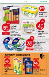 Gazetka promocyjna Żabka - Gazetka - ważna od 30.08 do 30.08.2022 - strona 34 - produkty: Krakus, Ser, Parówki, Kajzerka, Margaryna, Hochland, Flora, Berlinki, Mleko