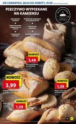 Gazetka promocyjna Lidl - GAZETKA - Gazetka - ważna od 10.04 do 10.04.2021 - strona 13 - produkty: Piec, Rust, Pieczywo, Chleb, Bułka, LG, Fa