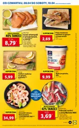 Gazetka promocyjna Lidl - GAZETKA - Gazetka - ważna od 10.04 do 10.04.2021 - strona 15 - produkty: Halibut, Sos, Ryba po grecku, Ryba, SEKO, Krewetki, Surimi